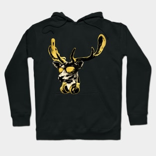 Deer DJ Bling Cool Funny Music Animal With Sunglasses And Headphones. Hoodie